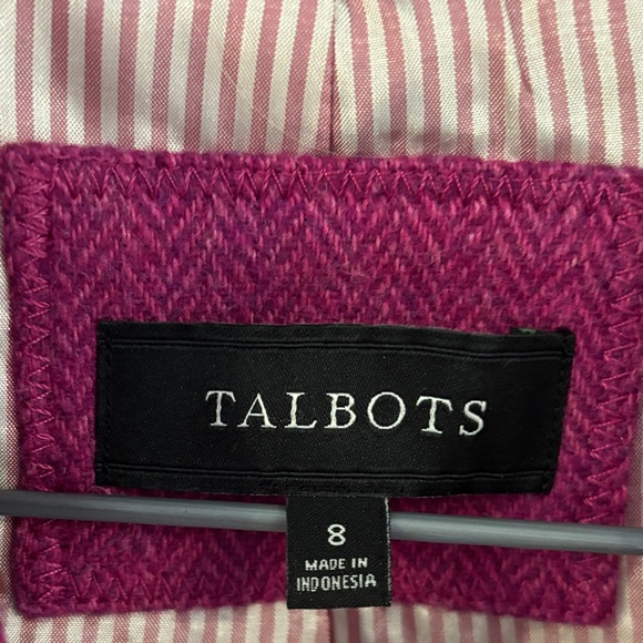 Talbots Berry wool blazer - Picture 3 of 4